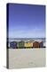 Beach huts on Muizenburg Beach, Cape Town, Western Cape, South Africa, Africa-Ian Trower-Premier Image Canvas