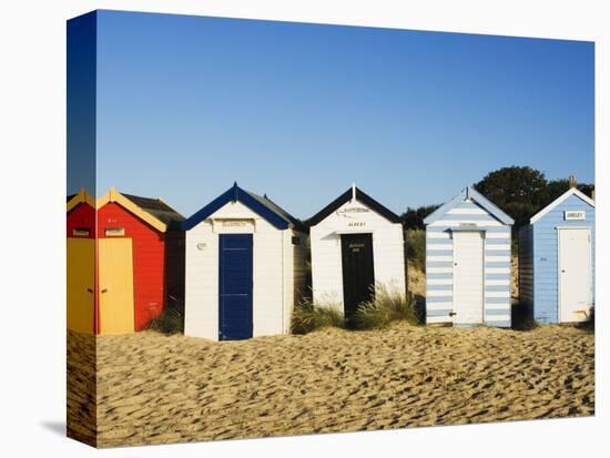 Beach Huts, Southwold, Suffolk, England, United Kingdom, Europe-Amanda Hall-Premier Image Canvas