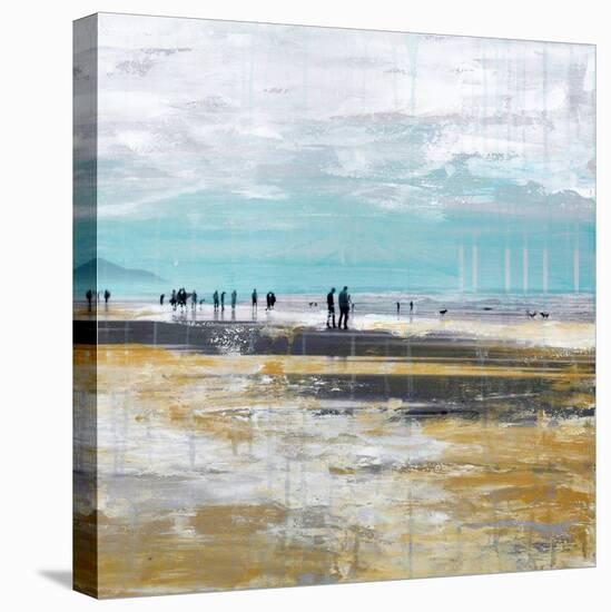 Beach III-Clara Summer-Stretched Canvas