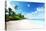 Beach in Sunset Time on Mahe Island in Seychelles-Iakov Kalinin-Premier Image Canvas