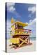 Beach Lifeguard Tower '3 Sts', Atlantic Ocean, Miami South Beach, Art Deco District, Florida, Usa-Axel Schmies-Premier Image Canvas