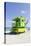 Beach Lifeguard Tower '77 St', Atlantic Ocean, Miami South Beach, Florida, Usa-Axel Schmies-Premier Image Canvas