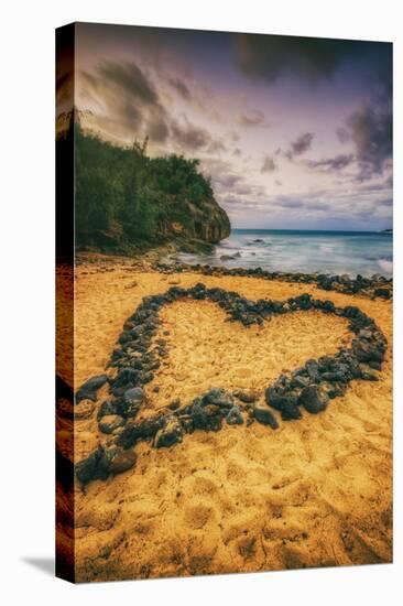 Beach Love, South Kauai, Poipu,. Hawaii-Vincent James-Premier Image Canvas