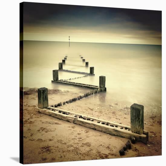 Beach Memories-Michael Oates-Stretched Canvas