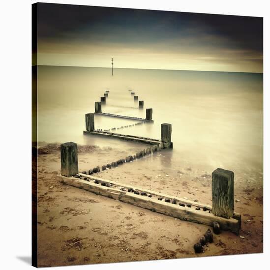 Beach Memories-Michael Oates-Stretched Canvas