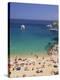 Beach, Mykonos, Greece-Walter Bibikow-Premier Image Canvas
