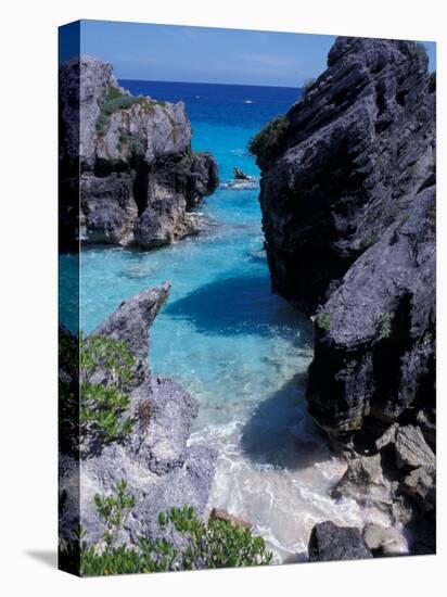 Beach on South Coast, Bermuda, Caribbean-Alan Klehr-Premier Image Canvas