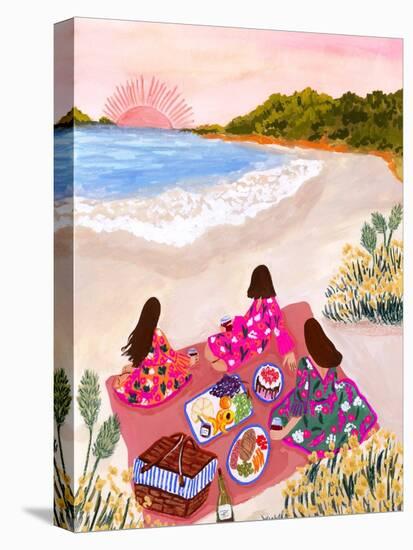 Beach Picnic-Sarah Gesek-Premier Image Canvas