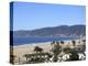 Beach, Santa Monica, Malibu Mountains, Los Angeles, California, Usa-Wendy Connett-Premier Image Canvas