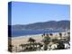 Beach, Santa Monica, Malibu Mountains, Los Angeles, California, Usa-Wendy Connett-Premier Image Canvas