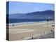 Beach, Santa Monica, Malibu Mountains, Los Angeles, California-Wendy Connett-Premier Image Canvas