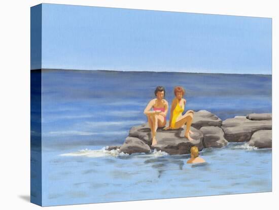 Beach Scene II-Dianne Miller-Stretched Canvas