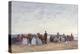 Beach Scene Near Trouville, C.1863-66-Eugène Boudin-Premier Image Canvas