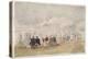 Beach Scene No.2, C.1890 (W/C on Paper)-Eugene Louis Boudin-Premier Image Canvas