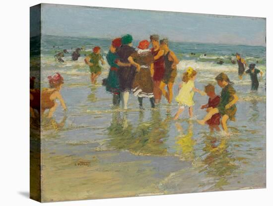 Beach Scene. Strandszene-Edward Henry Potthast-Premier Image Canvas