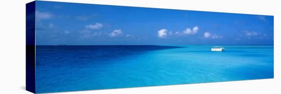 Beach Scene the Maldives-null-Stretched Canvas