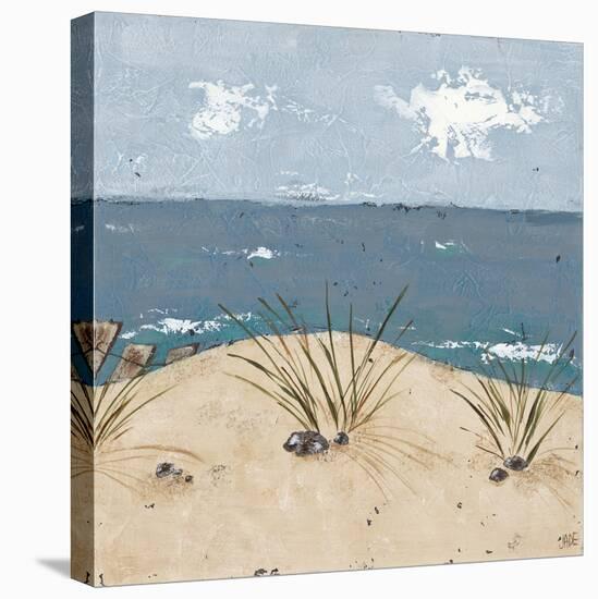 Beach Scene Triptych III-Jade Reynolds-Stretched Canvas