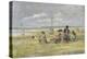 Beach Scene, Trouville-Eugène Boudin-Premier Image Canvas