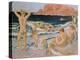 Beach Scene with a Boat-Maurice Denis-Premier Image Canvas
