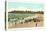 Beach Scene, York, Maine-null-Stretched Canvas