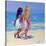 Beach Stroll-Lucelle Raad-Stretched Canvas