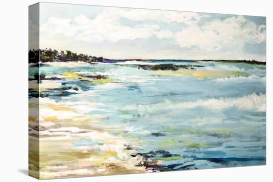 Beach Surf III-Karen Fields-Stretched Canvas