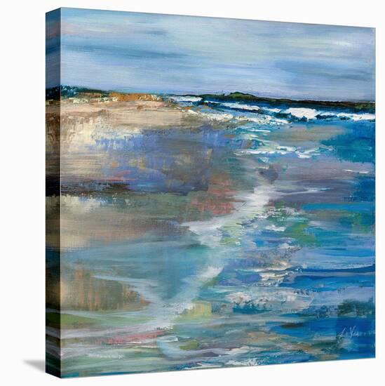 Beach Walk-Jeanette Vertentes-Stretched Canvas