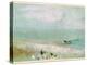 Beach with Figures and a Jetty. C.1830-J. M. W. Turner-Premier Image Canvas