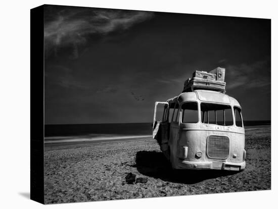 Beached Bus-Yvette Depaepe-Premier Image Canvas