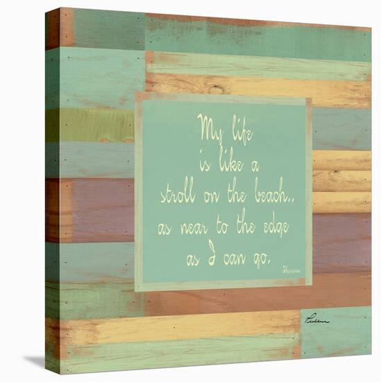 Beaches Quotes II-Grace Pullen-Stretched Canvas