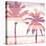 Beachscape Palms III Pink Purple-Michael Mullan-Stretched Canvas