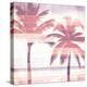 Beachscape Palms III Pink Purple-Michael Mullan-Stretched Canvas