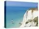 Beachy Head and Lighthouse on Chalk Cliffs, East Sussex, England, UK, Europe-John Miller-Premier Image Canvas