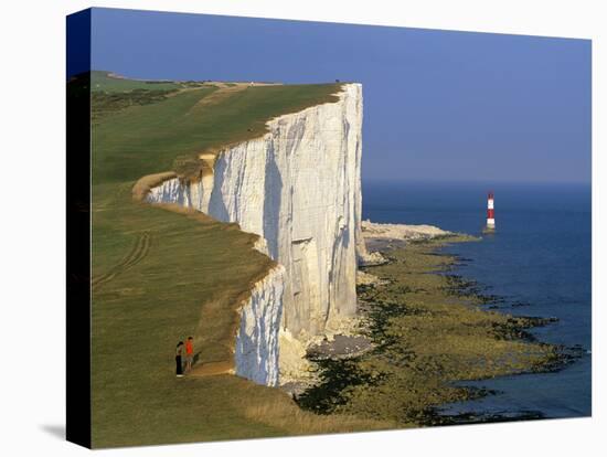 Beachy Head Lighthouse and Chalk Cliffs, Eastbourne, East Sussex, England, United Kingdom, Europe-Stuart Black-Premier Image Canvas