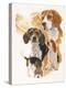 Beagle and Ghost Image-Barbara Keith-Premier Image Canvas