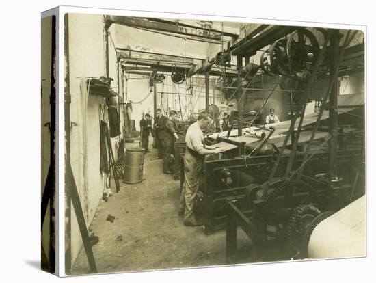 Beam Room in a Carpet Factory, 1923-English Photographer-Premier Image Canvas