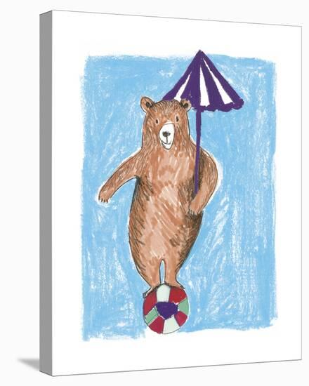 Bear Balance-Katrien Soeffers-Stretched Canvas