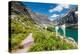 Bear Grass Flowers Above Lake Ellen Wilson in Glacier NP, Montana-James White-Premier Image Canvas