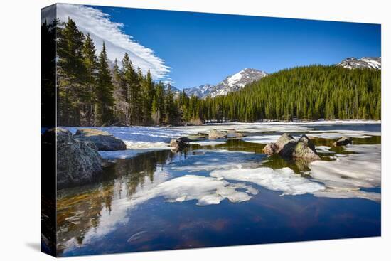 Bear Lake at the Rocky Mountain National Park, Colorado, USA-Nataliya Hora-Premier Image Canvas