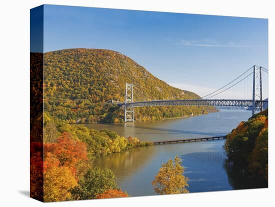 Bear Mountain Bridge spanning the Hudson River-Rudy Sulgan-Premier Image Canvas