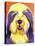 Bearded Collie - Banana-Dawgart-Premier Image Canvas