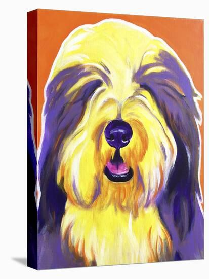 Bearded Collie - Banana-Dawgart-Premier Image Canvas