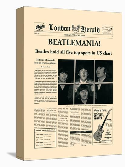 Beatlemania!-The Vintage Collection-Stretched Canvas
