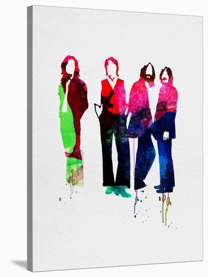 Beatles Watercolor-Lora Feldman-Stretched Canvas