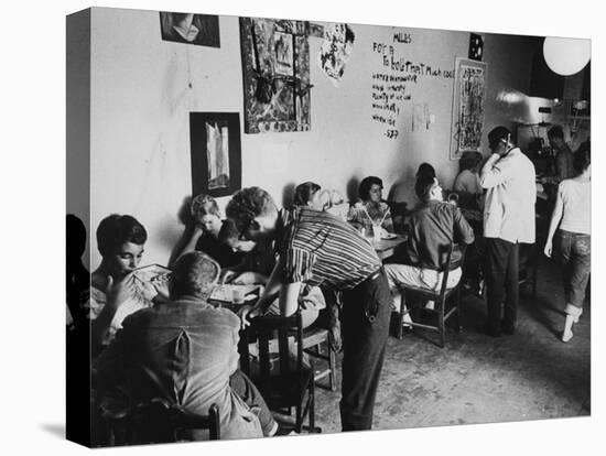 Beatnik Dive, "The Gas House"-Allan Grant-Premier Image Canvas