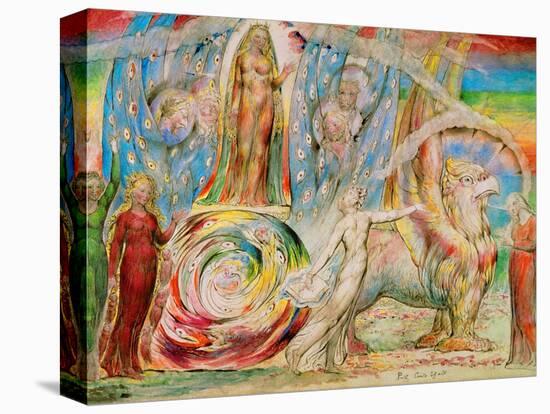 Beatrice addresses Dante from the carriage-William Blake-Premier Image Canvas