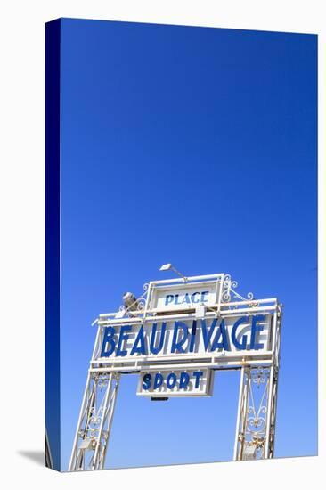 Beau Rivage Beach Sign-Amanda Hall-Premier Image Canvas