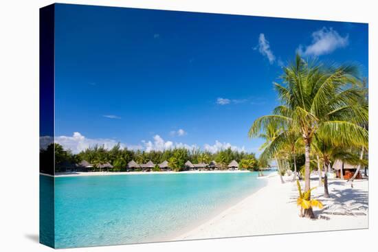 Beautiful Beach on Bora Bora Island in French Polynesia-BlueOrange Studio-Premier Image Canvas