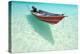 Beautiful Beach with Motor Boat at Perhentian Islands, Malaysia-haveseen-Premier Image Canvas