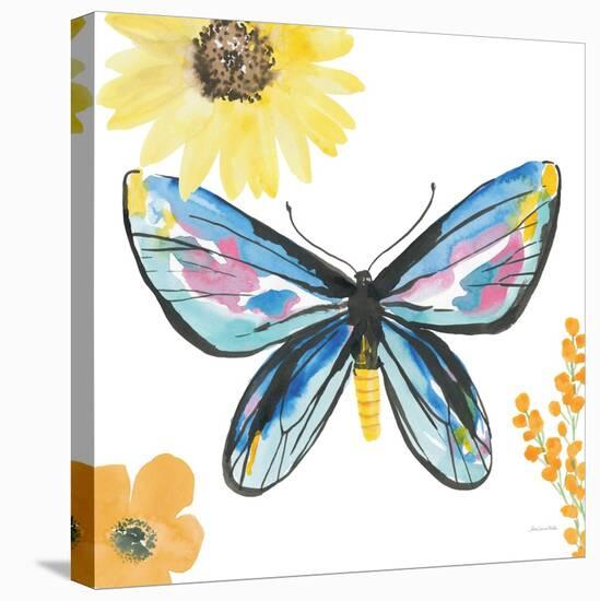 Beautiful Butterfly III Blue No Words-Sara Zieve Miller-Stretched Canvas